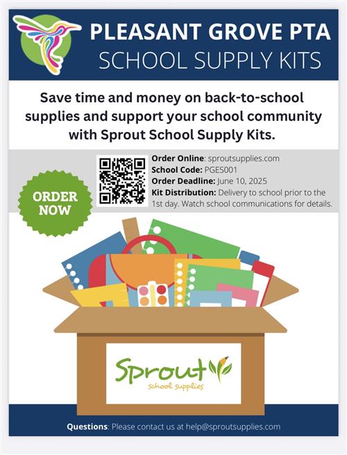 Purchase school supplies!